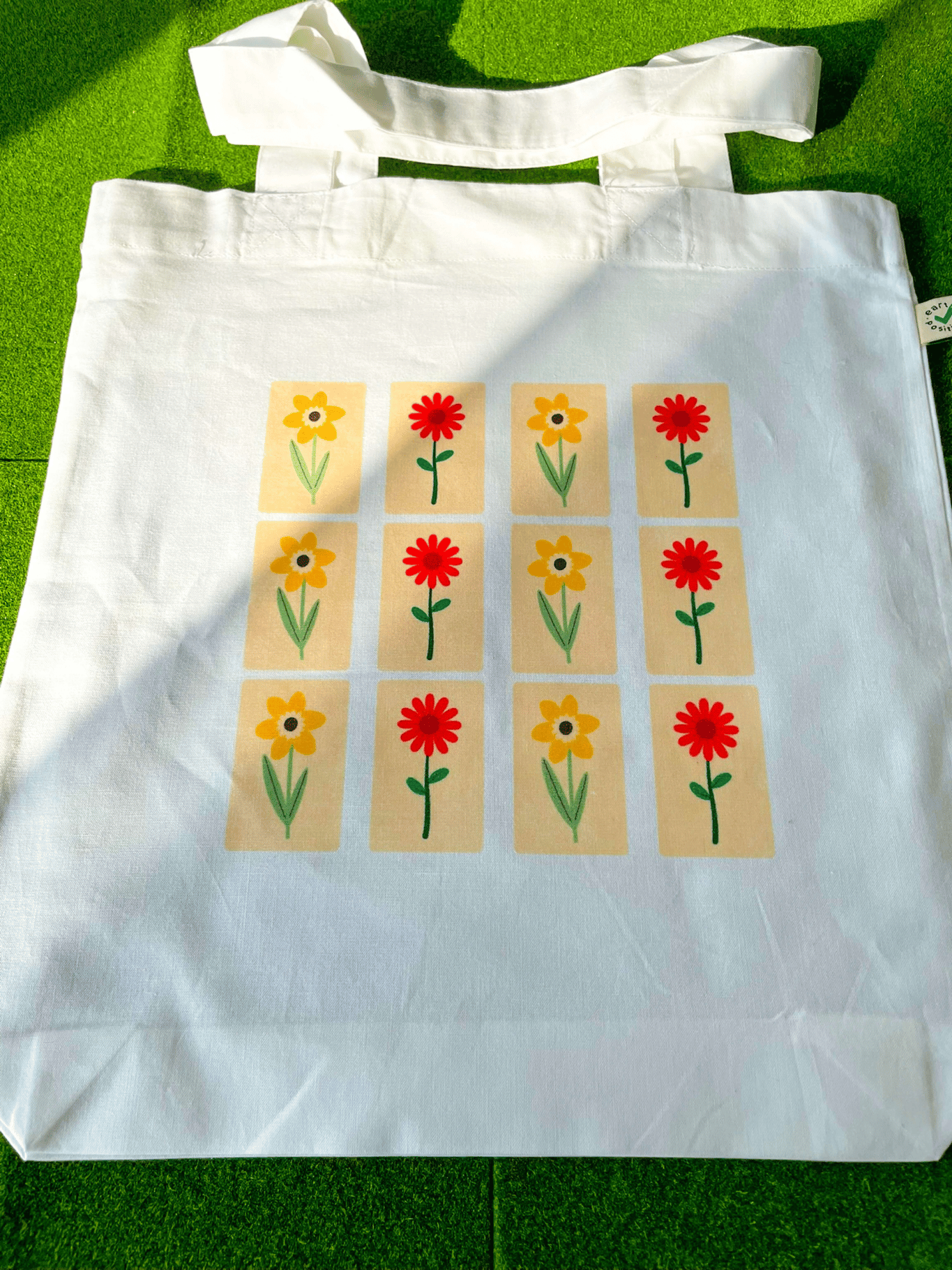 Blümchen Tote bag