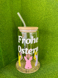 Frohe Ostern Glass Cup